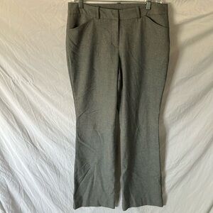 Worthington:Gray Houndstooth Dress Pants-Office/Business-Modern Fit boot cut- 10